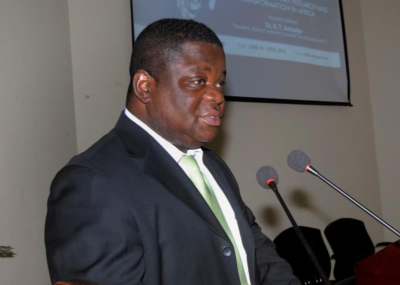 Head of the Economics Department of the University of Ghana, Prof. Peter Quartey