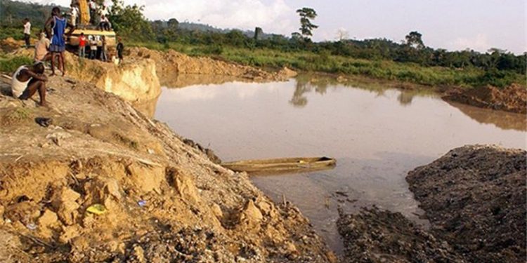 Illegal mining in Ghana destroys forest and water bodies