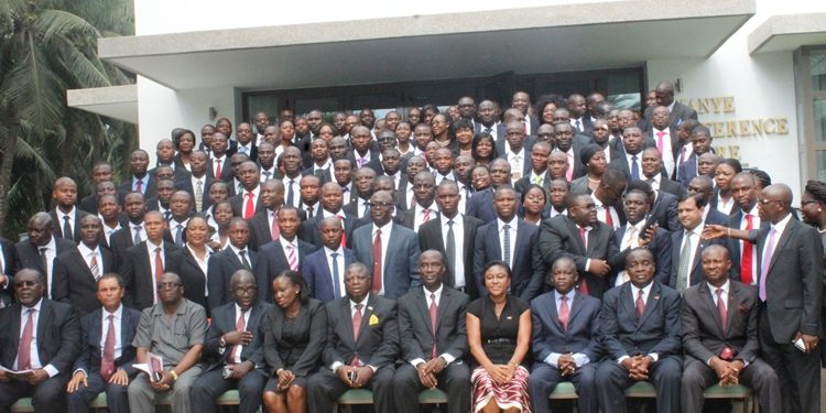 Some Chartered Accountants at the induction ceremony.
