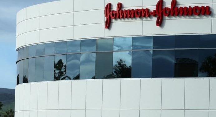 A Johnson & Johnson building is shown in Irvine, California, U.S., January 24, 2017.   REUTERS/Mike Blake